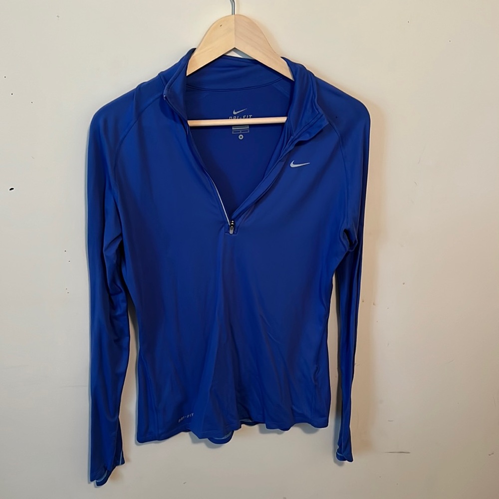 Nike Dri-Fit Long Sleeve 1/4 Zip Up Size M